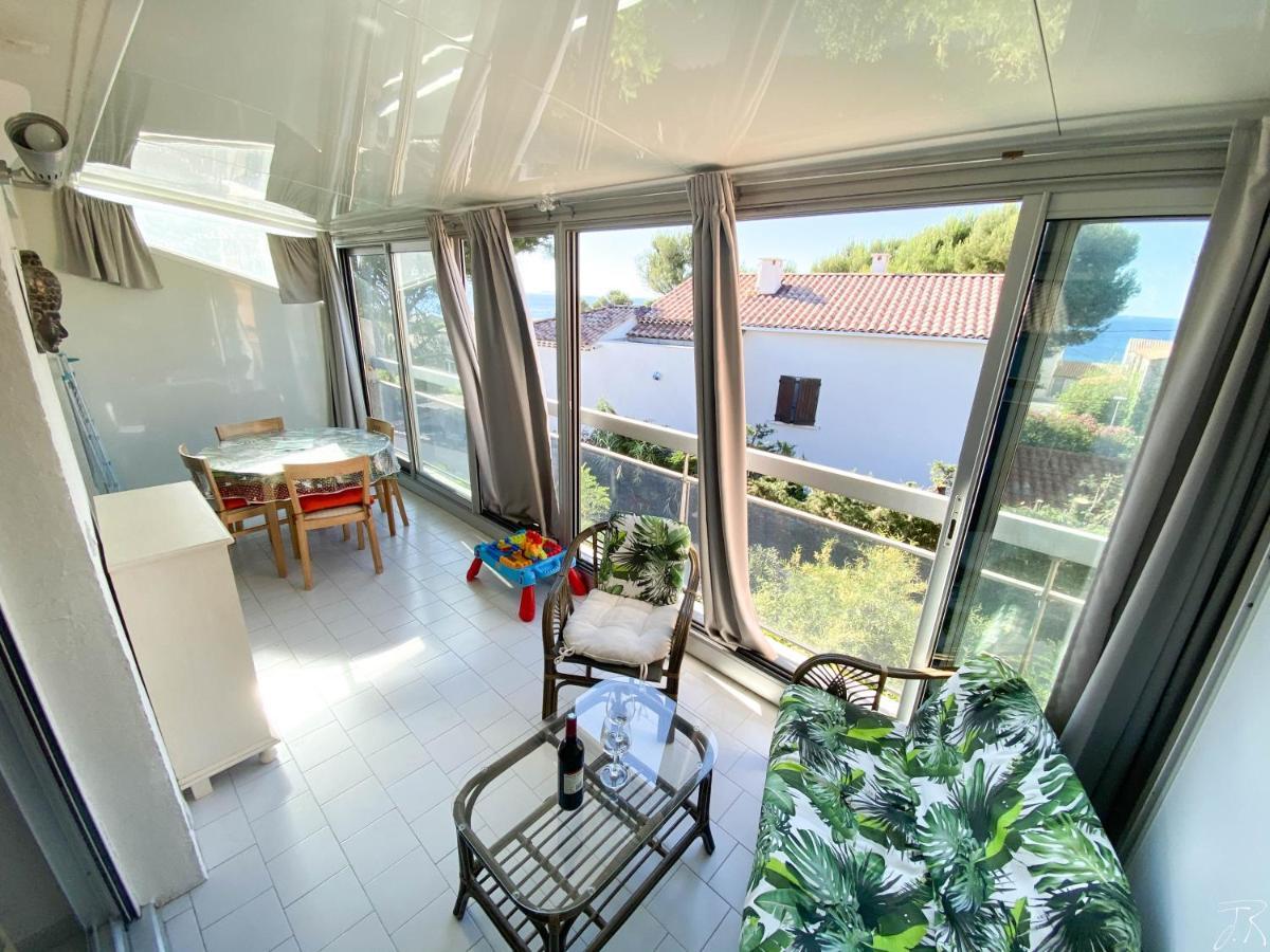 Appartement Vue Mer Le Chant Des Cigales Sausset-les-Pins Exterior foto